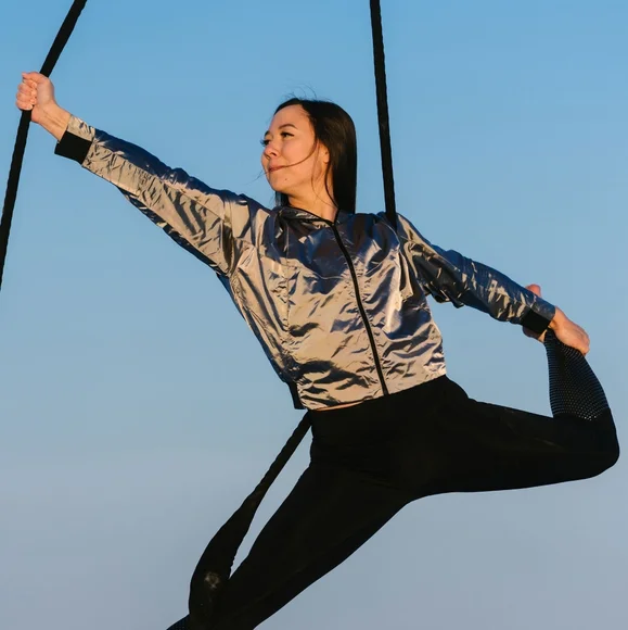 Zyia Silver Galaxy Jacket - Picture 1 of 4